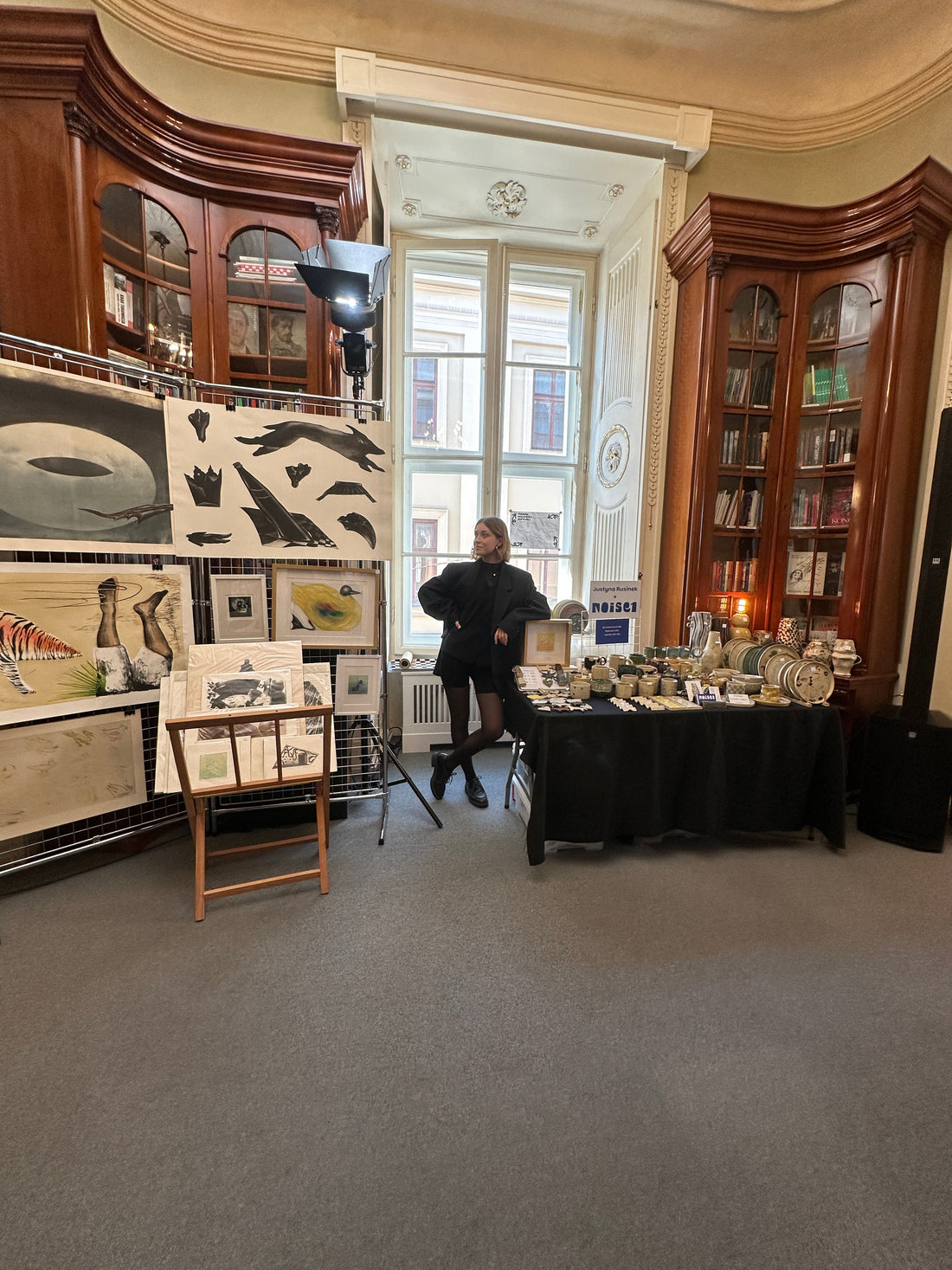 Byliśmy na Targach Młodej Sztuki w Pałacu Potockich!