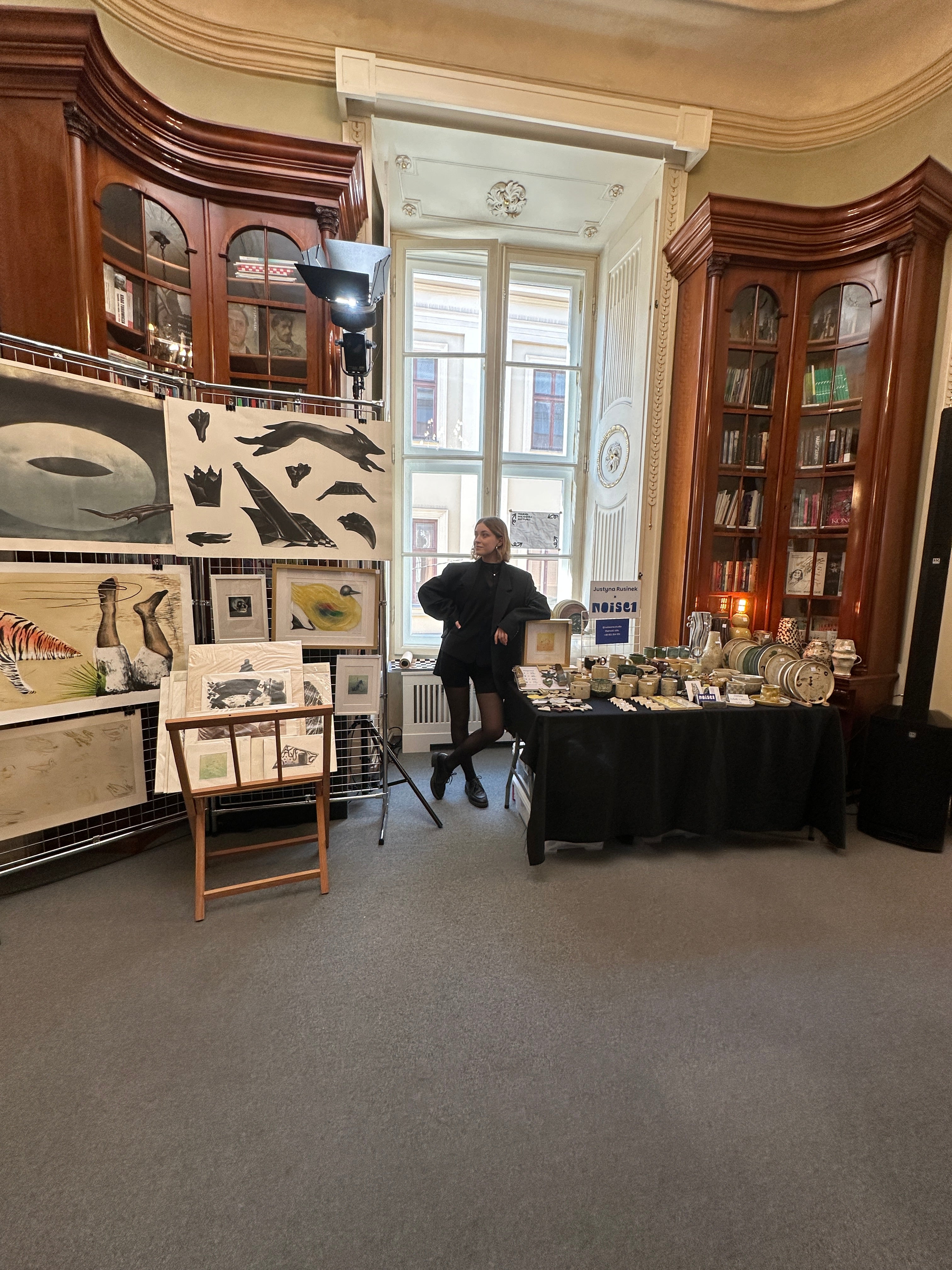 Byliśmy na Targach Młodej Sztuki w Pałacu Potockich!