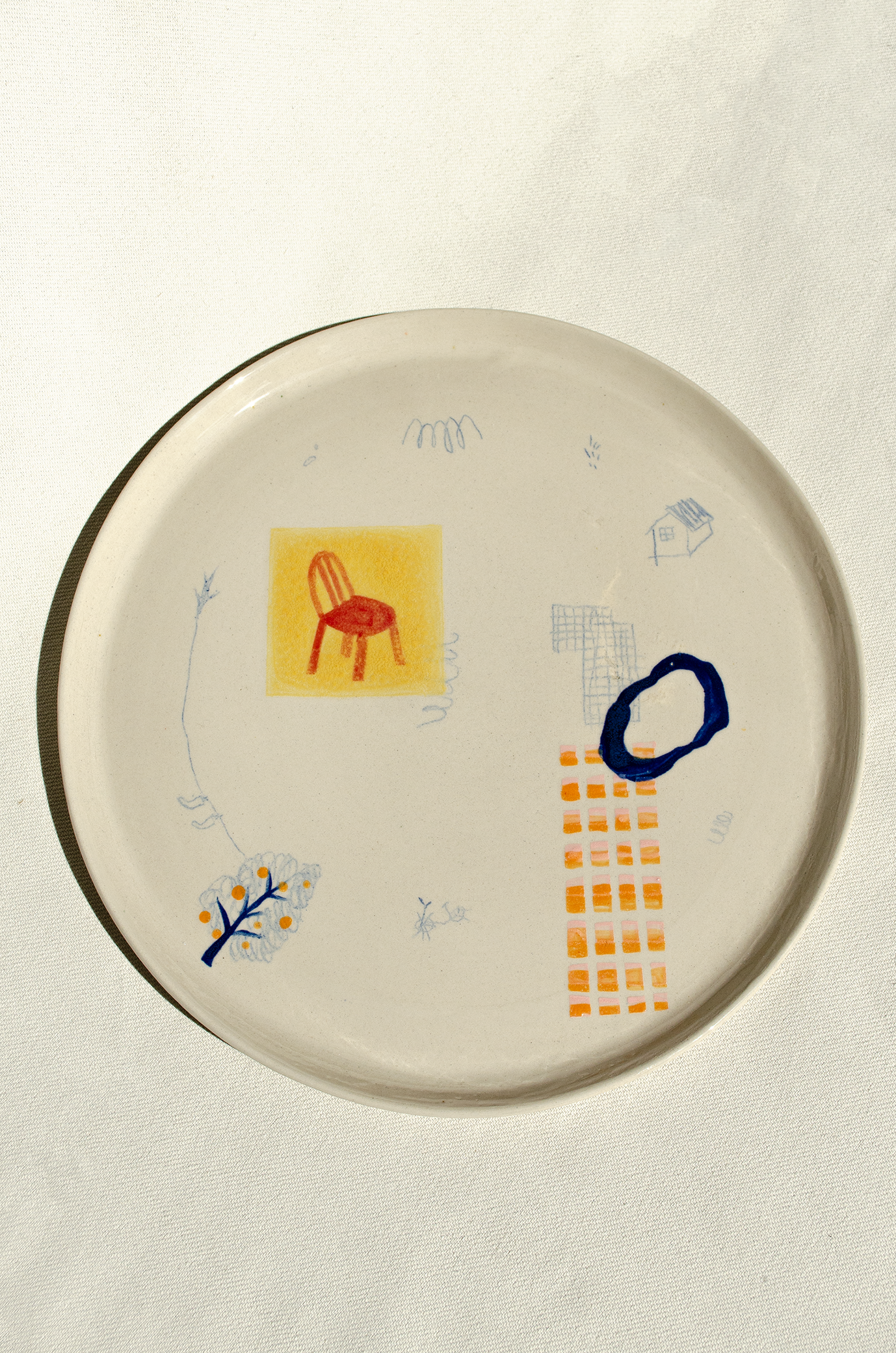 Talerz Obiadowy Dom ⌀ 27 cm