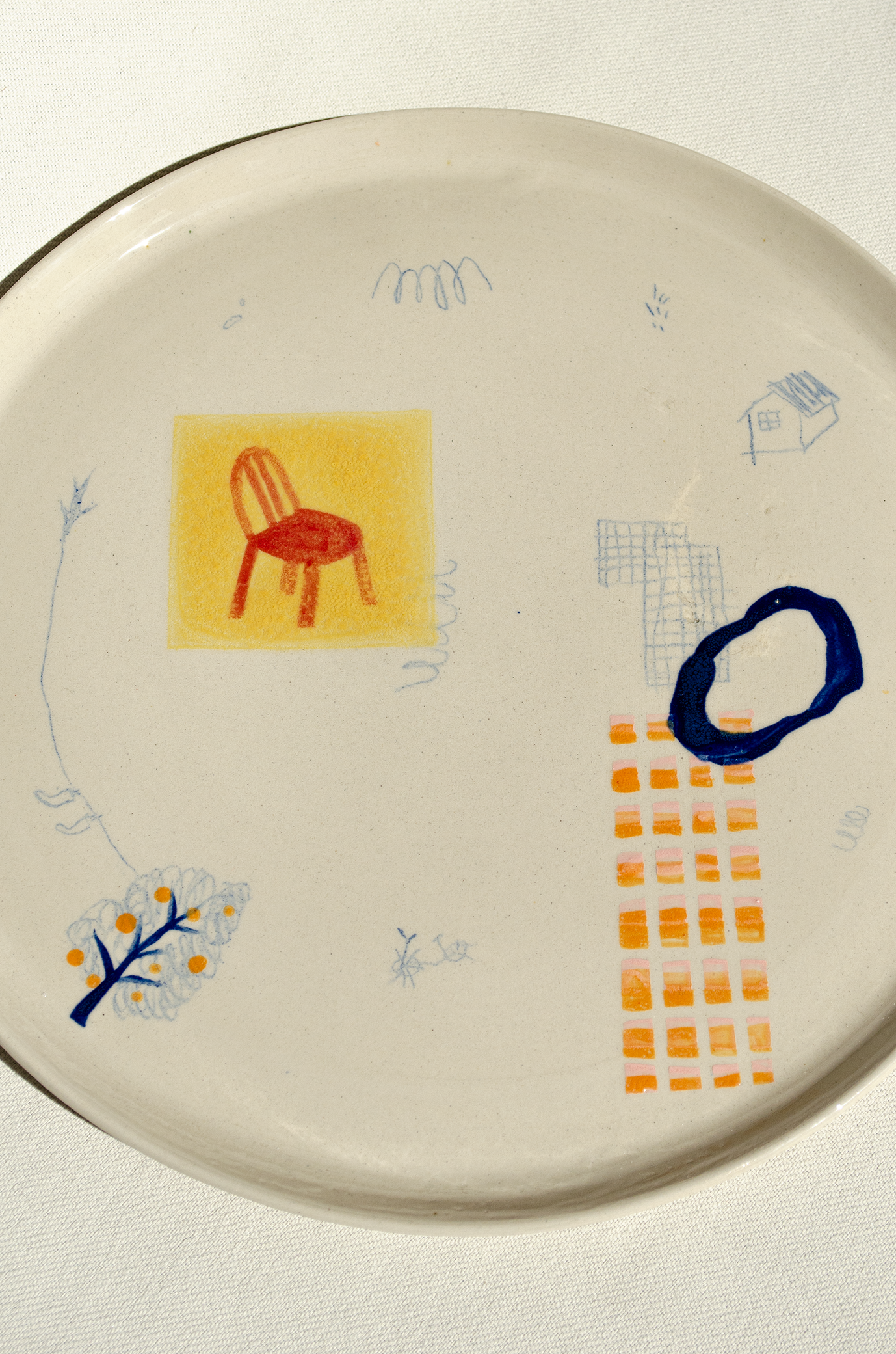 Talerz Obiadowy Dom ⌀ 27 cm