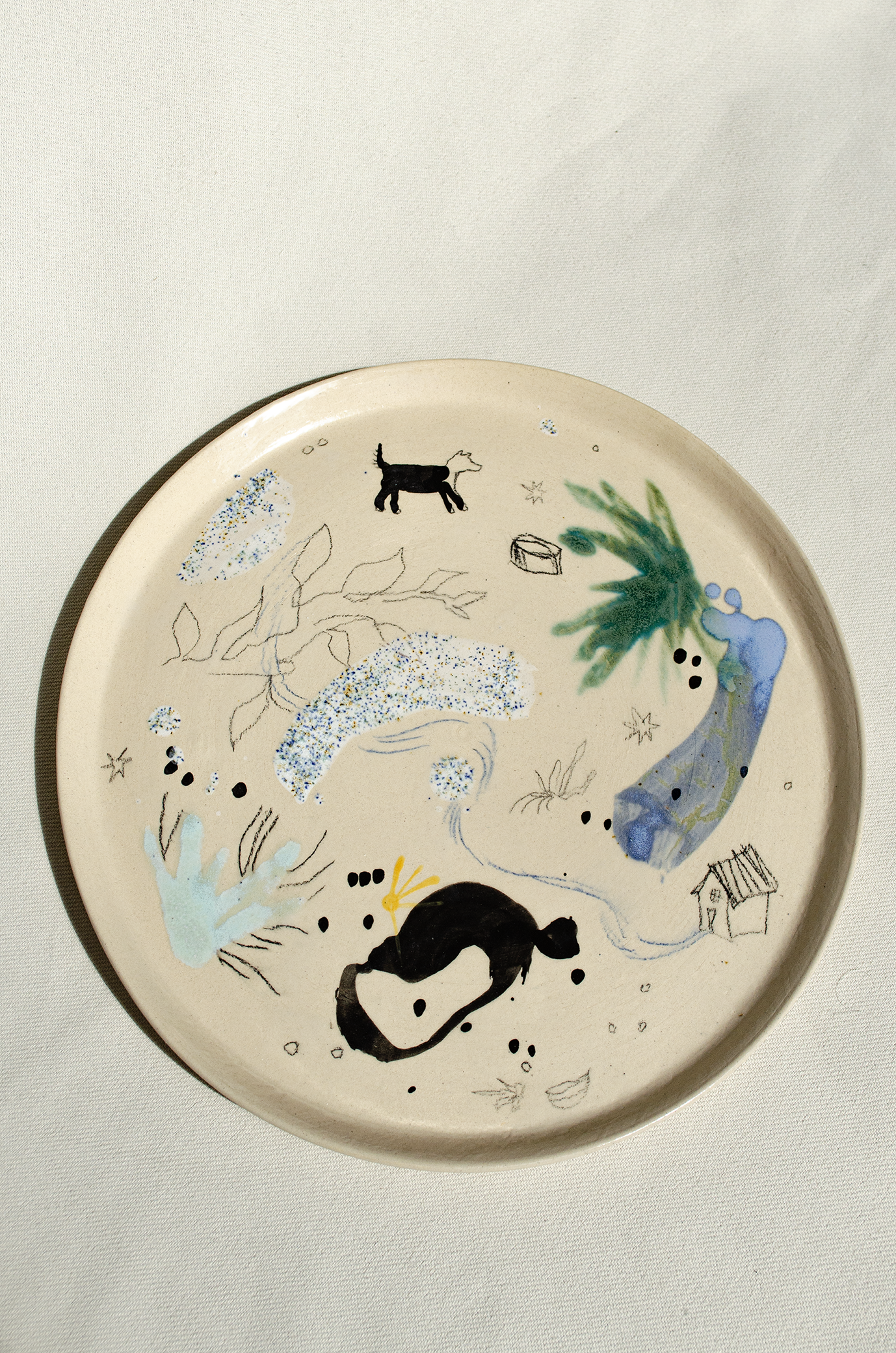 Talerz Obiadowy Wiejskie Życie ⌀ 26 cm