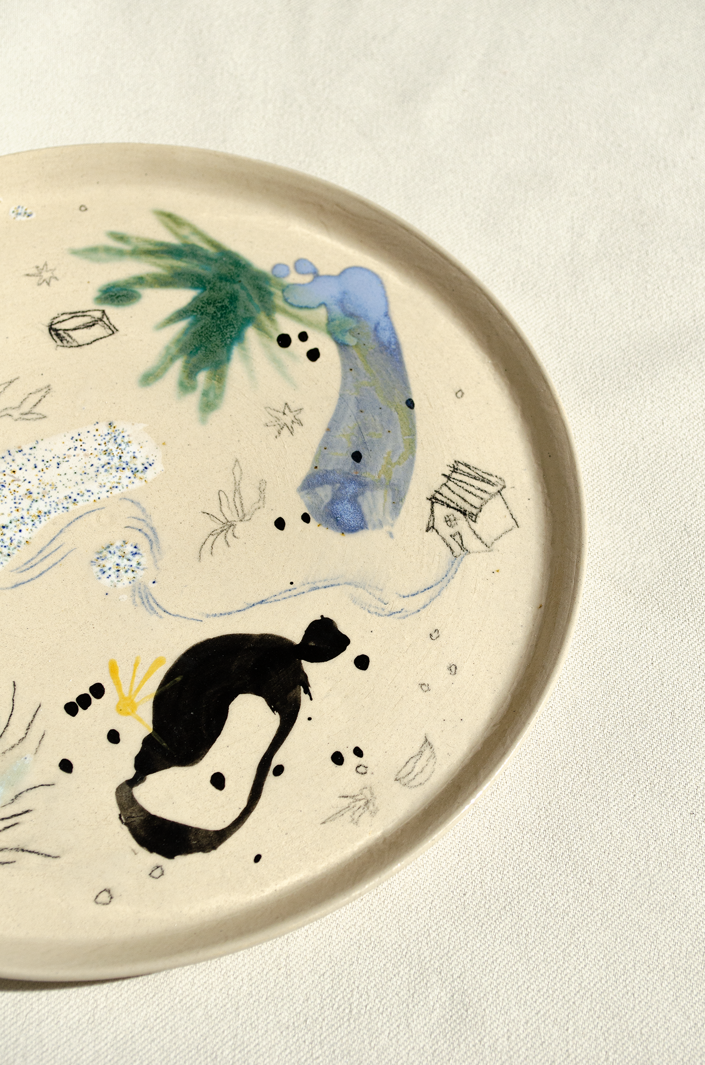 Talerz Obiadowy Wiejskie Życie ⌀ 26 cm