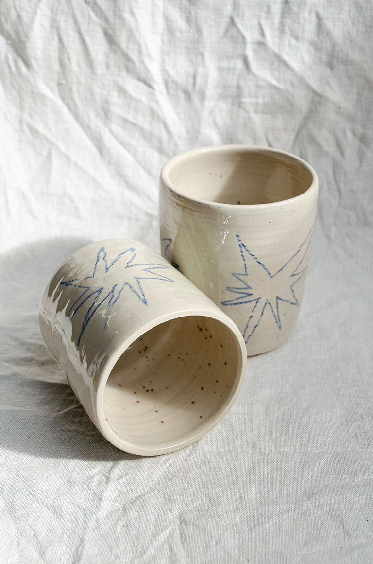 Kubek Gwiazdor Niebieski 300 ml / 225 ml