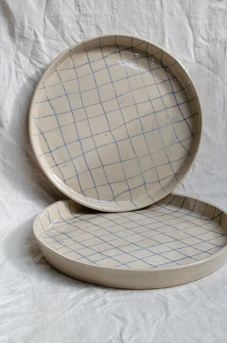 Talerz Deserowy Kraciak ⌀ 20 cm