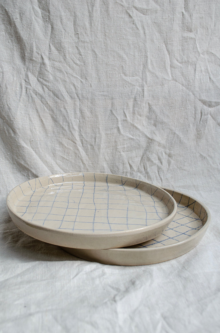 Talerz Deserowy Kraciak ⌀ 20 cm