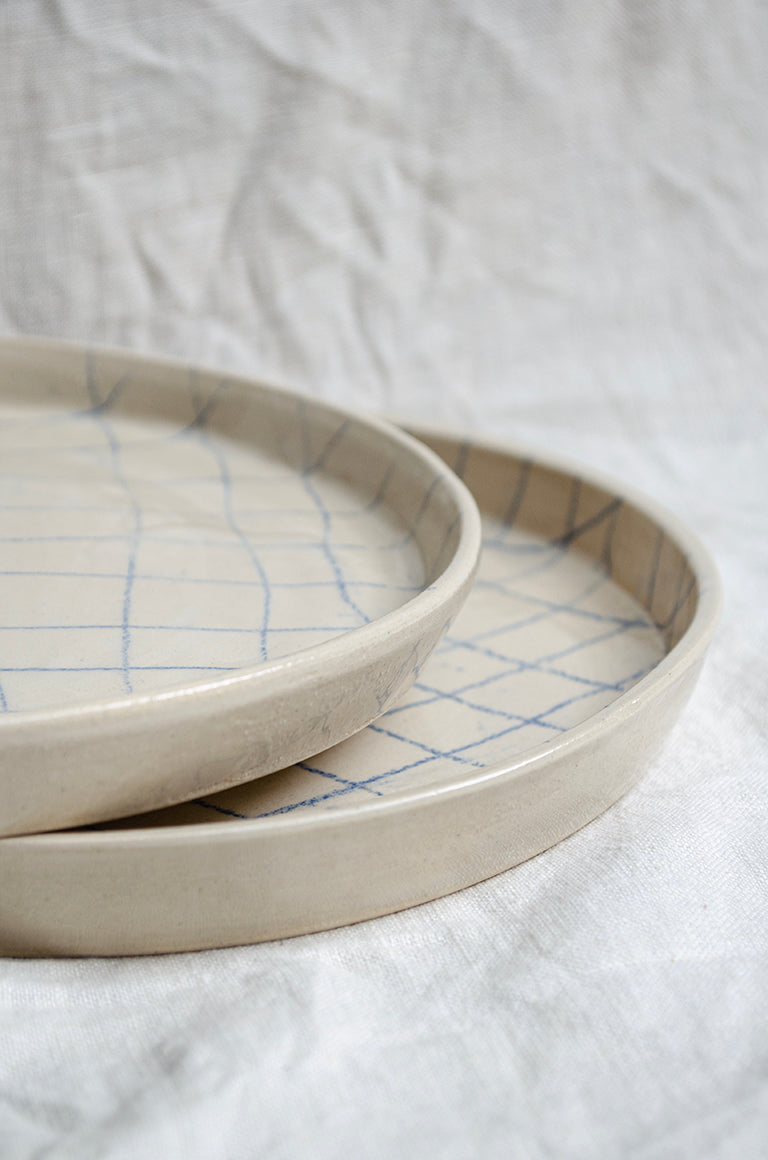 Talerz Deserowy Kraciak ⌀ 20 cm