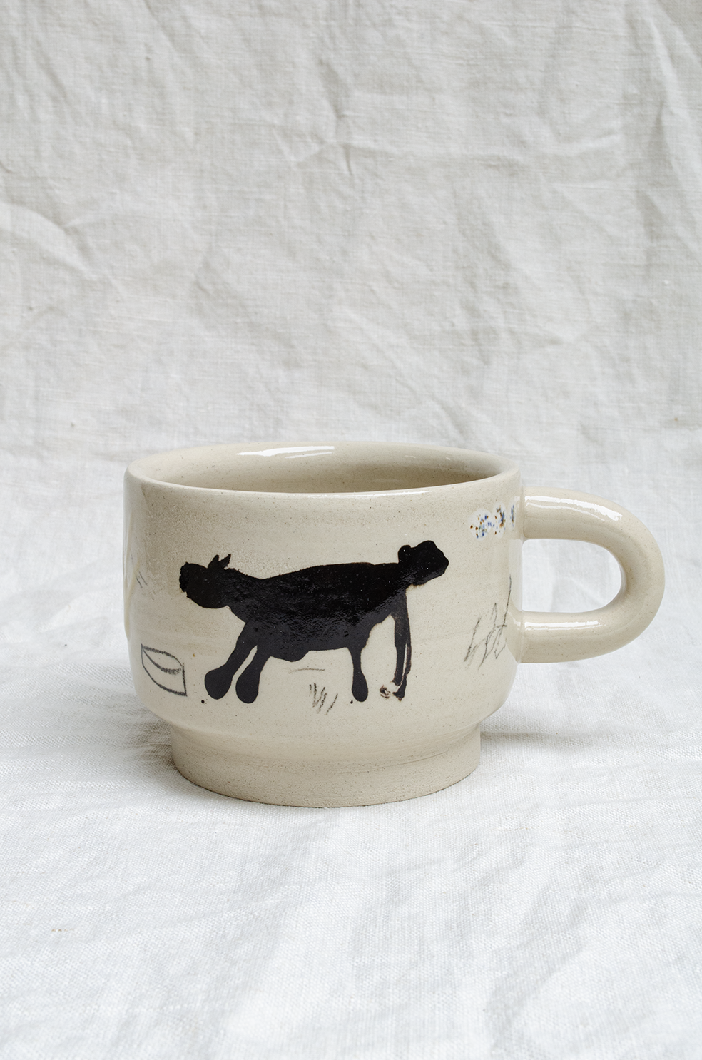 Kubek z uchem Wiejskie Życie 350 ml