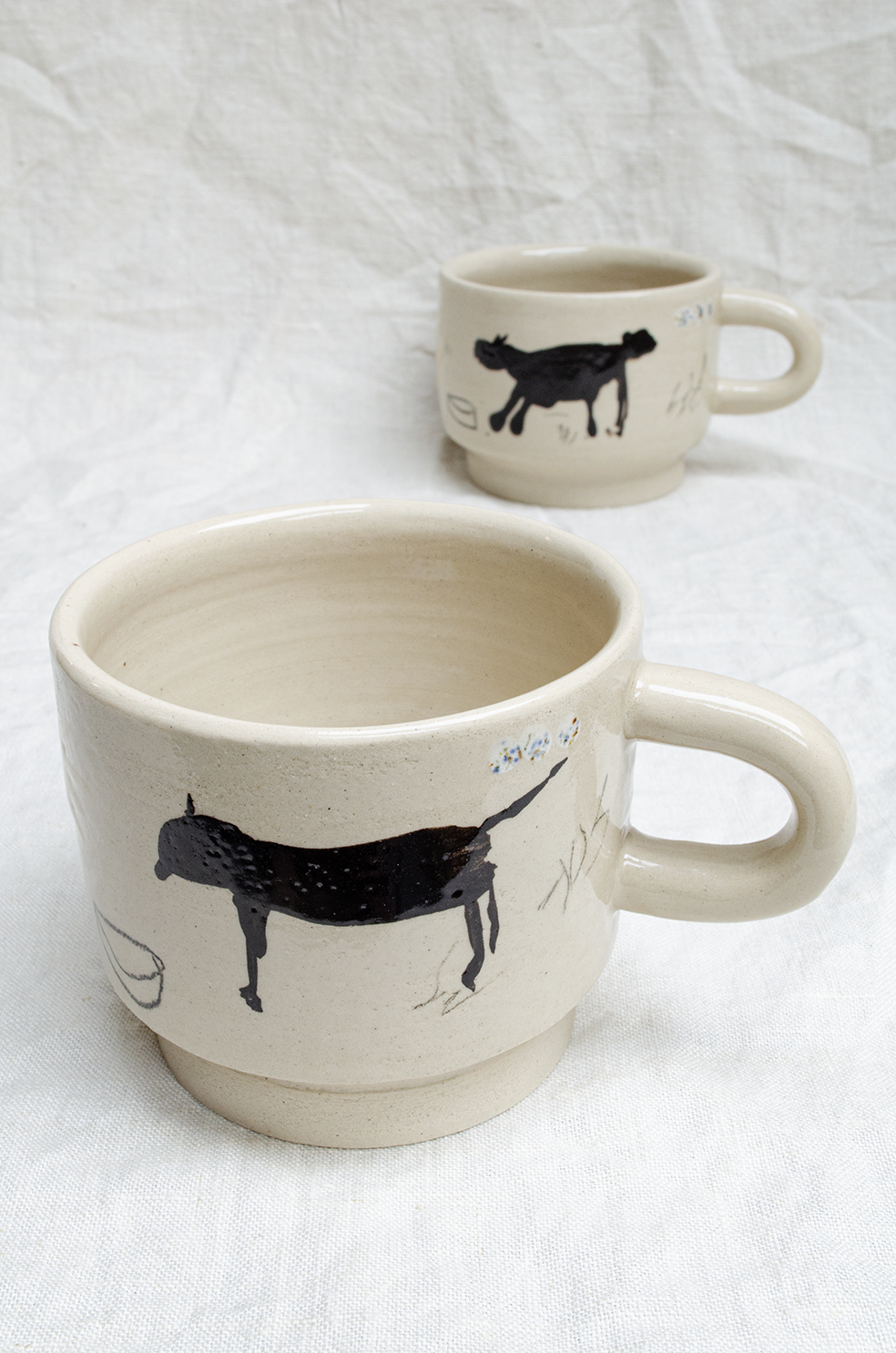 Kubek z uchem Wiejskie Życie 350 ml