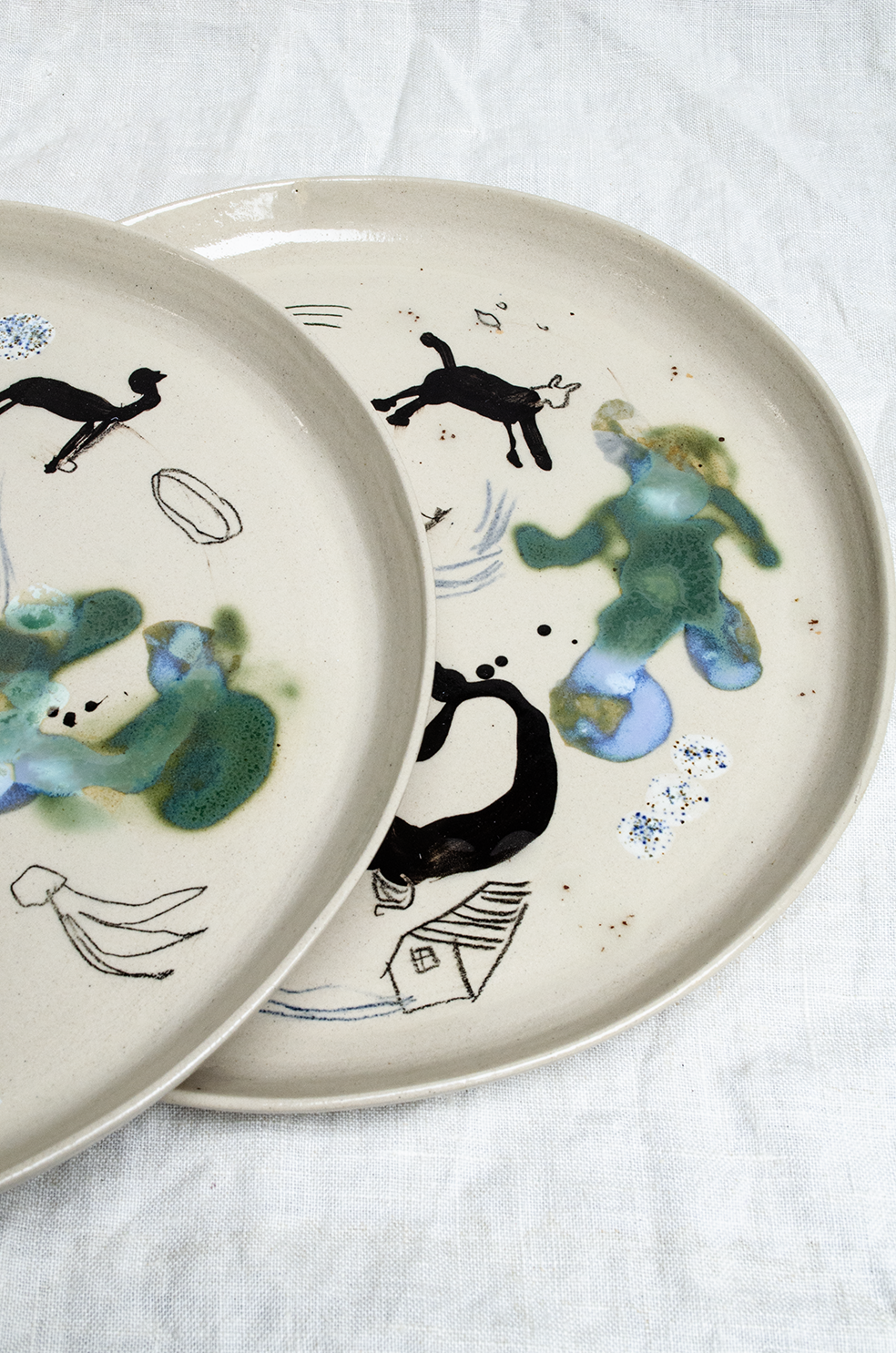 Talerz obiadowy Wiejskie Życie ⌀ 26 cm