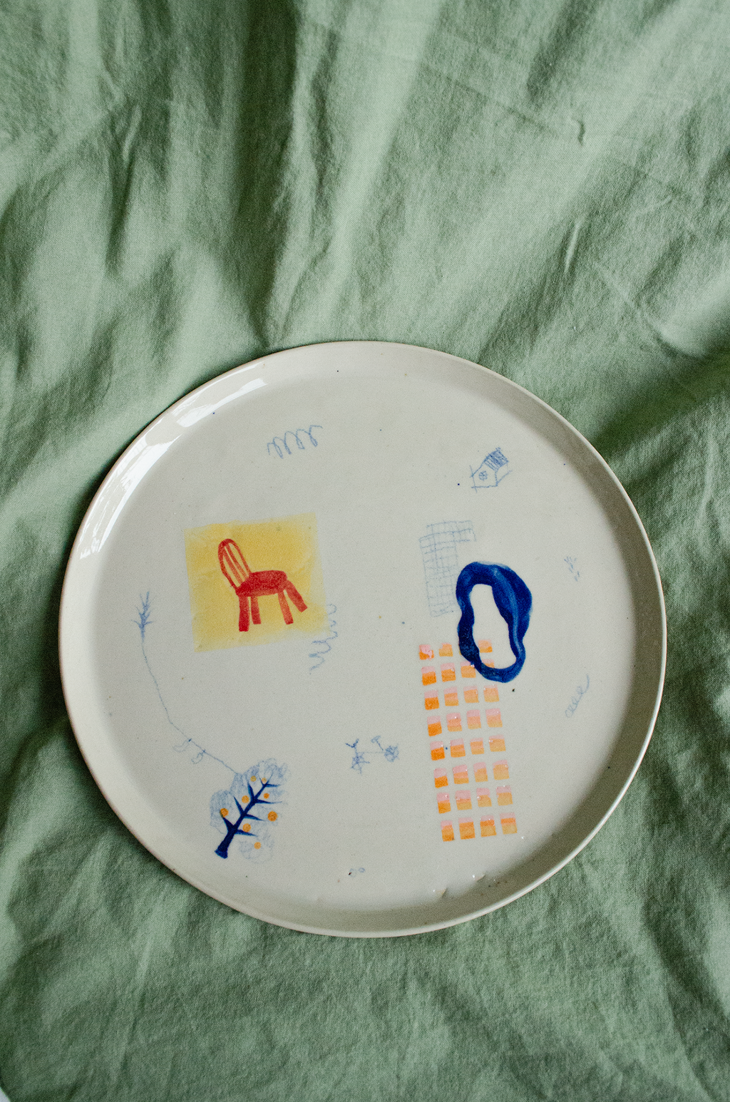 Talerz Obiadowy Dom ⌀ 27 cm