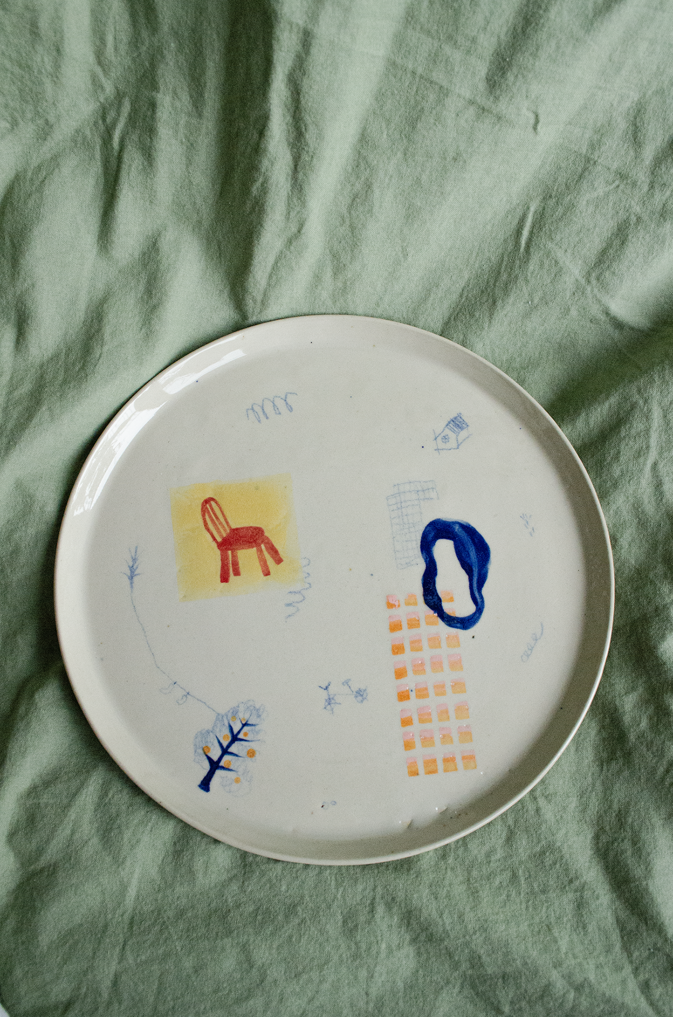 Talerz Obiadowy Dom ⌀ 27 cm