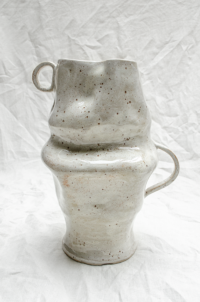 Wazon z uszami Kreda